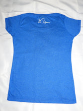 Load image into Gallery viewer, "Oh Minke" (whales)- Ladies' Scoop Neck Blend Tee