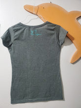 Load image into Gallery viewer, "Whale Tails" - Ladies' Scoop Neck Blend Tee