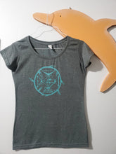 Load image into Gallery viewer, "Whale Tails" - Ladies' Scoop Neck Blend Tee