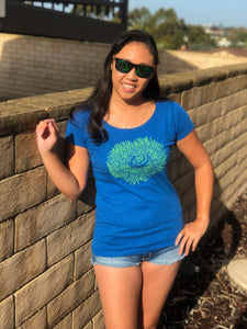 "Anemone Heart" - Ladies' Scoop Neck Blend Tee