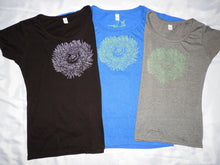 Load image into Gallery viewer, &quot;Anemone Heart&quot; - Ladies&#39; Scoop Neck Blend Tee